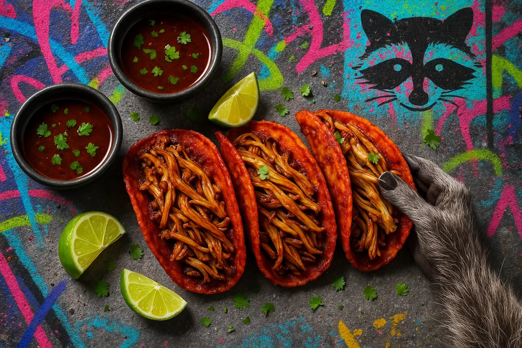 Mushroom Birria Tacos